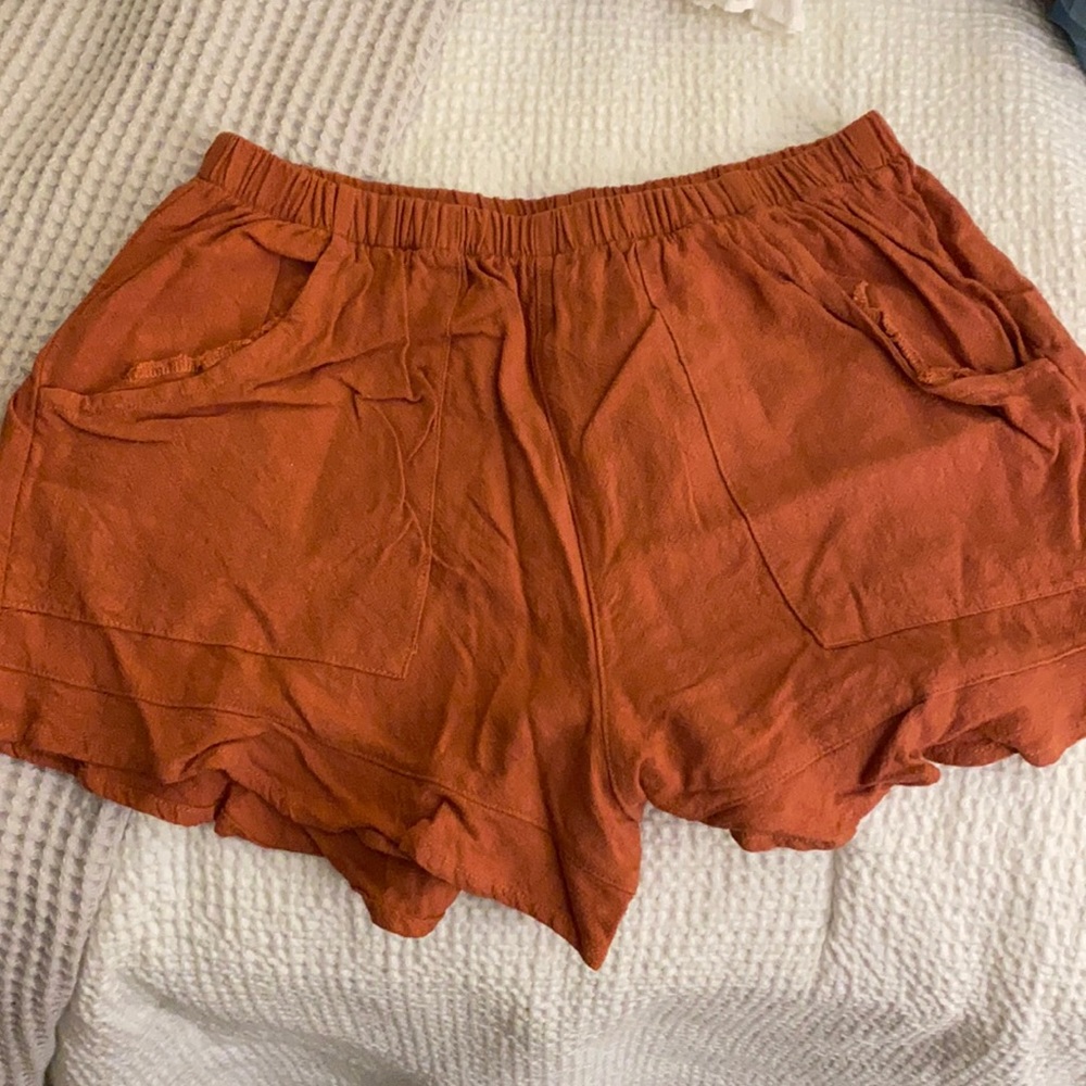 Amazon rust colored shorts